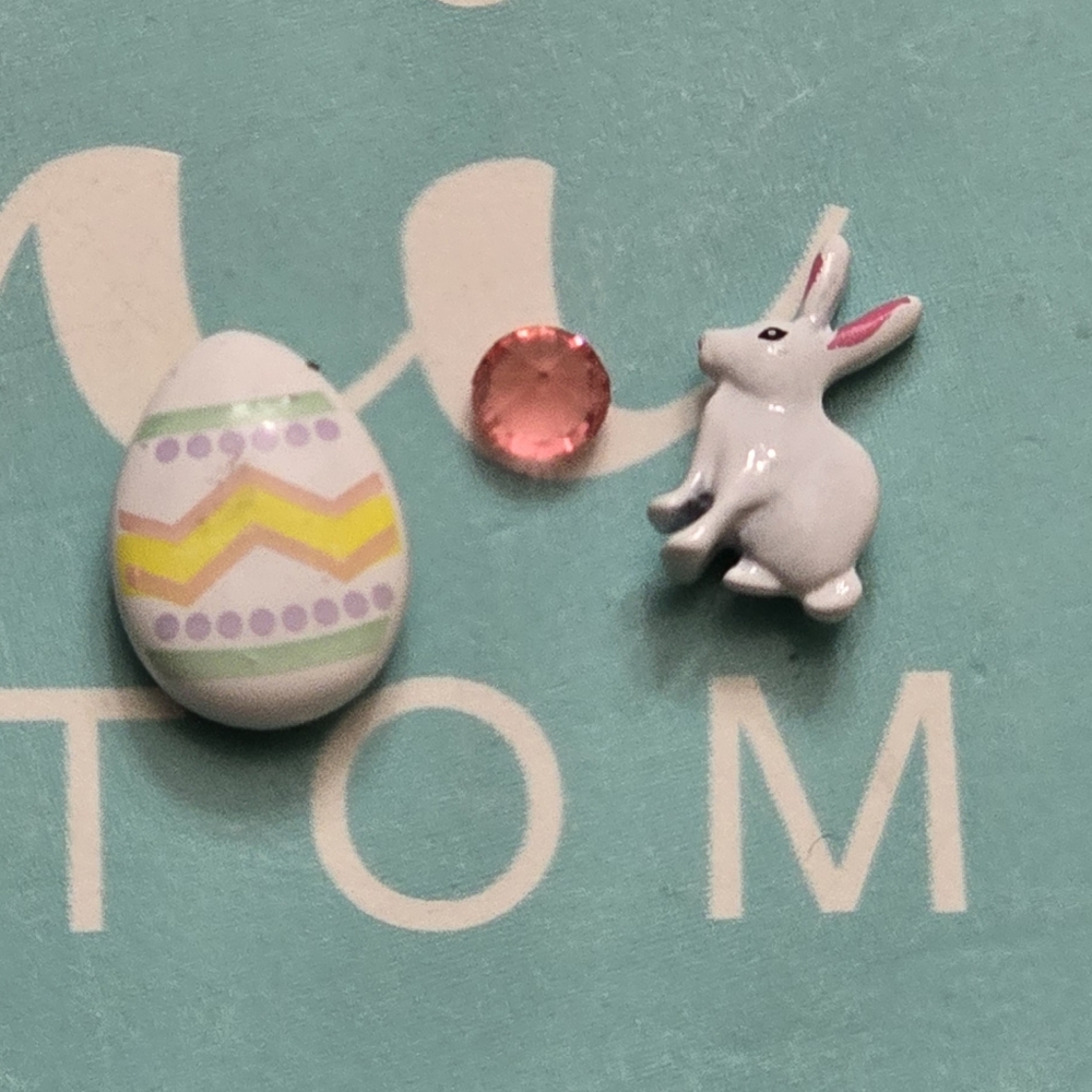 Origami Owl Easter Egg Bunny Charms